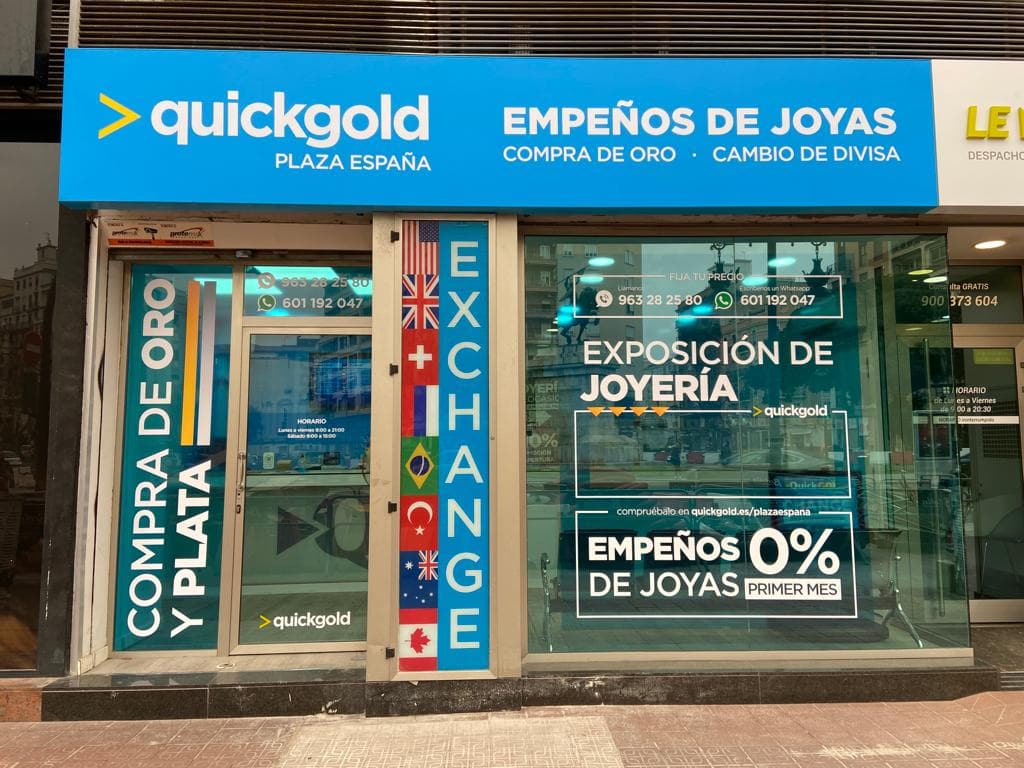 Inversión oro en Valencia — Quickgold Plaza España