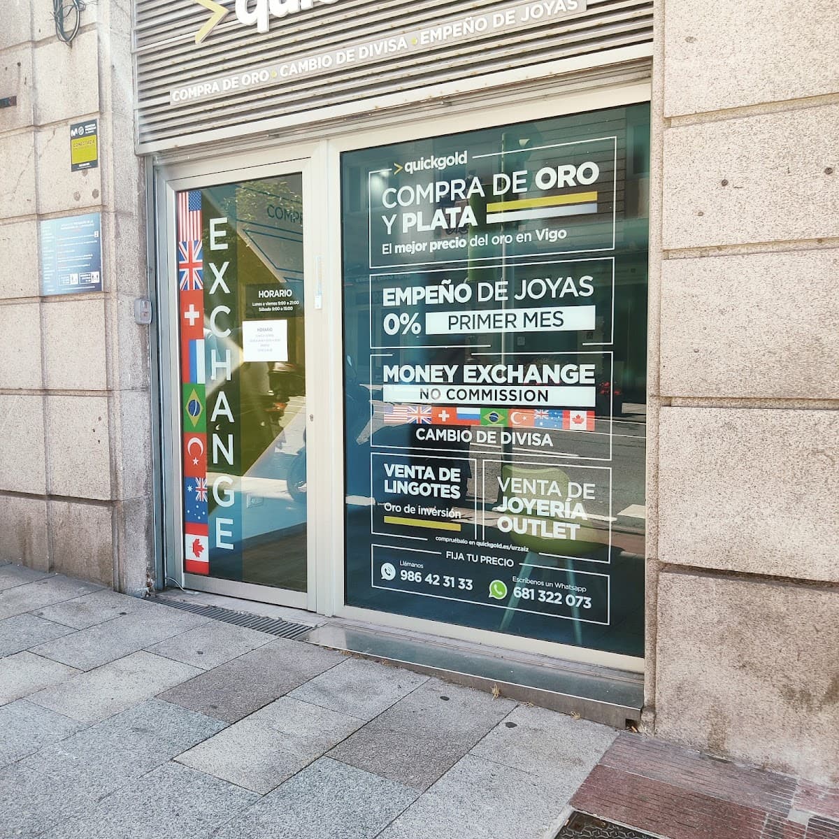 Inversión oro en Vigo — Quickgold Urzaiz
