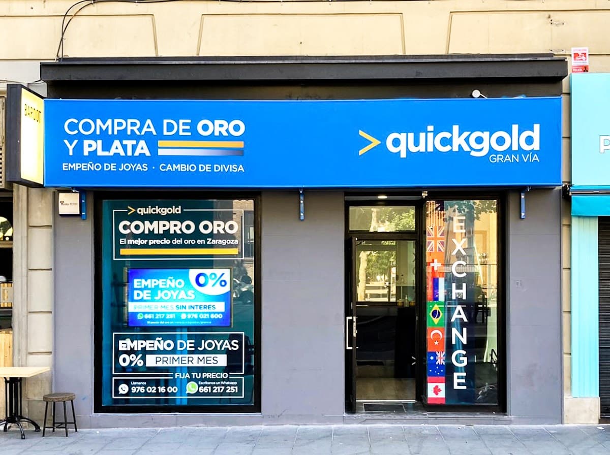 Inversión oro en Zaragoza — Quickgold Gran vía