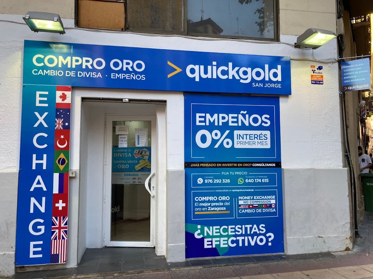Inversión oro en Zaragoza — Quickgold San Jorge