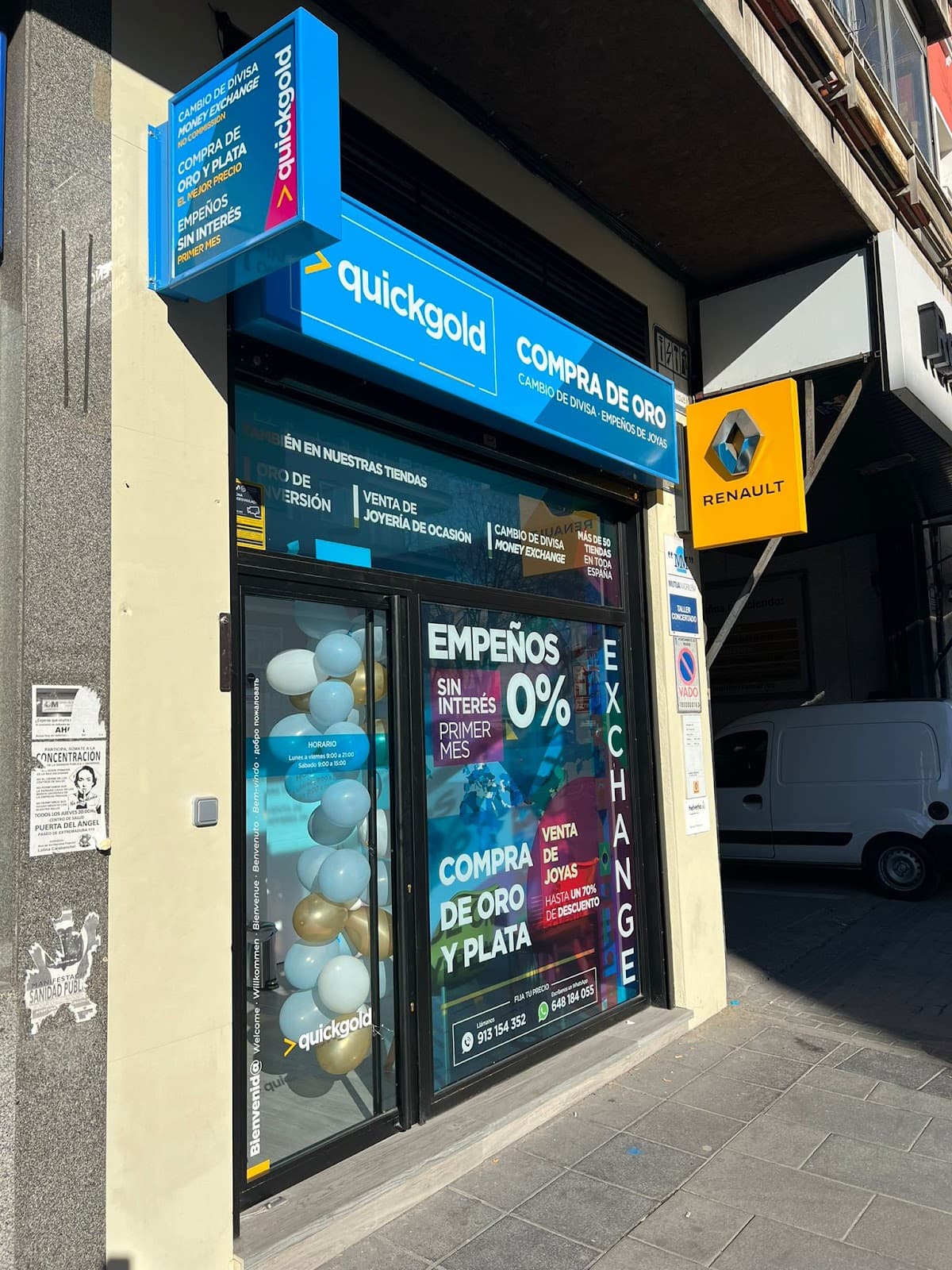 Inversión oro en Madrid — Quickgold Puerta del Ángel
