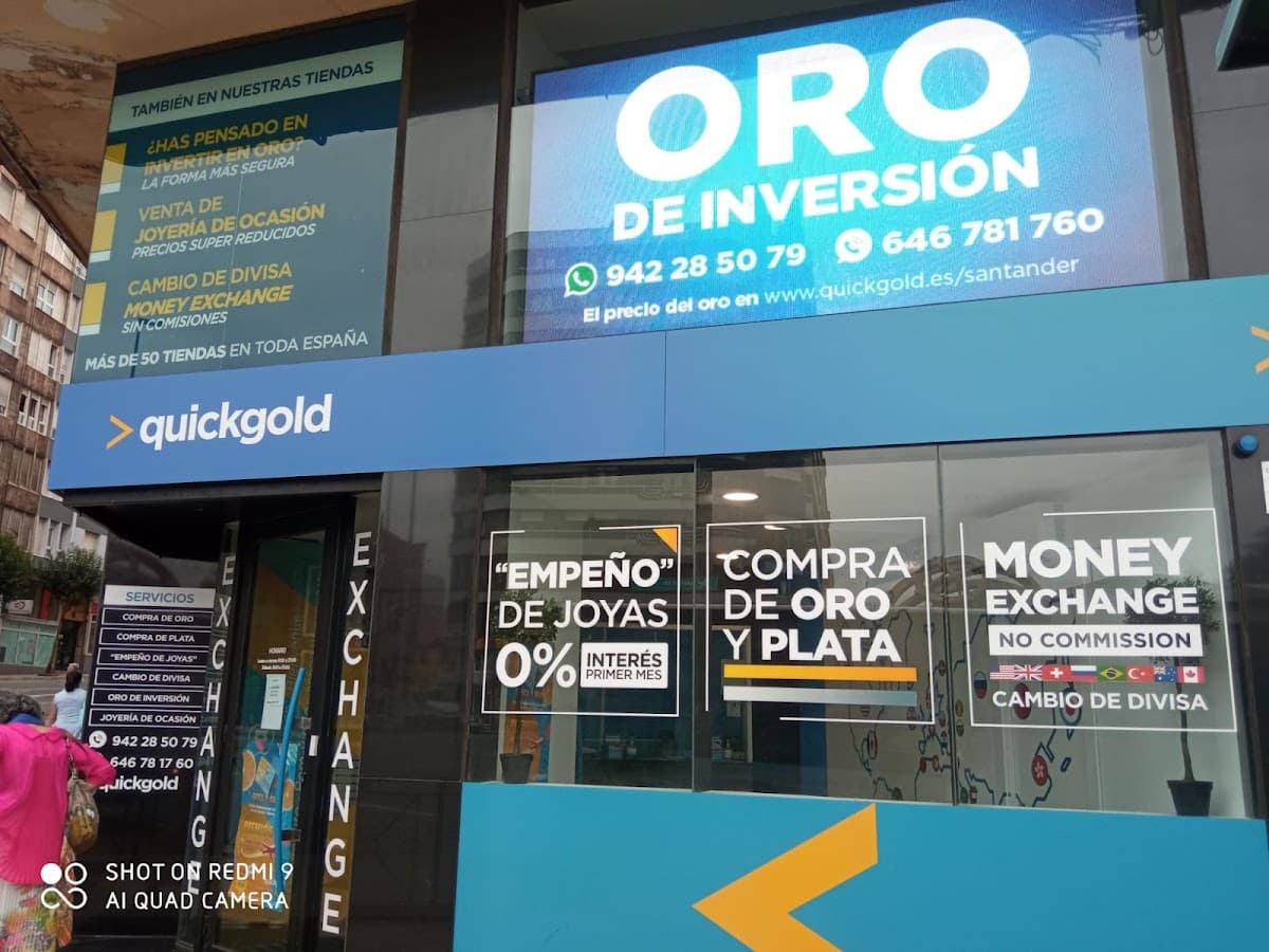 Inversión oro en Santander — Quickgold Santander
