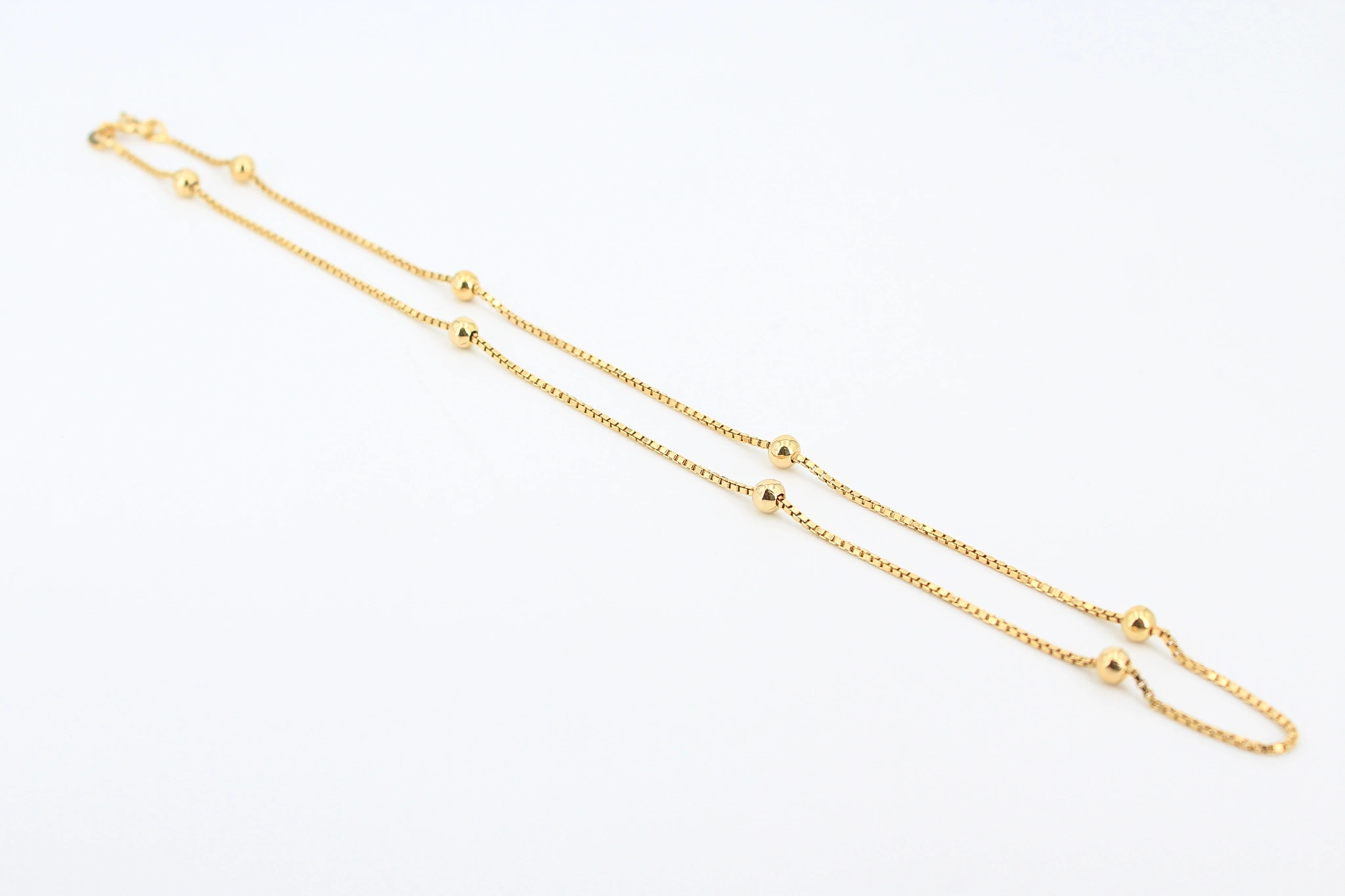 Collar Veneciano de Oro 18K con Esferas — foto 3
