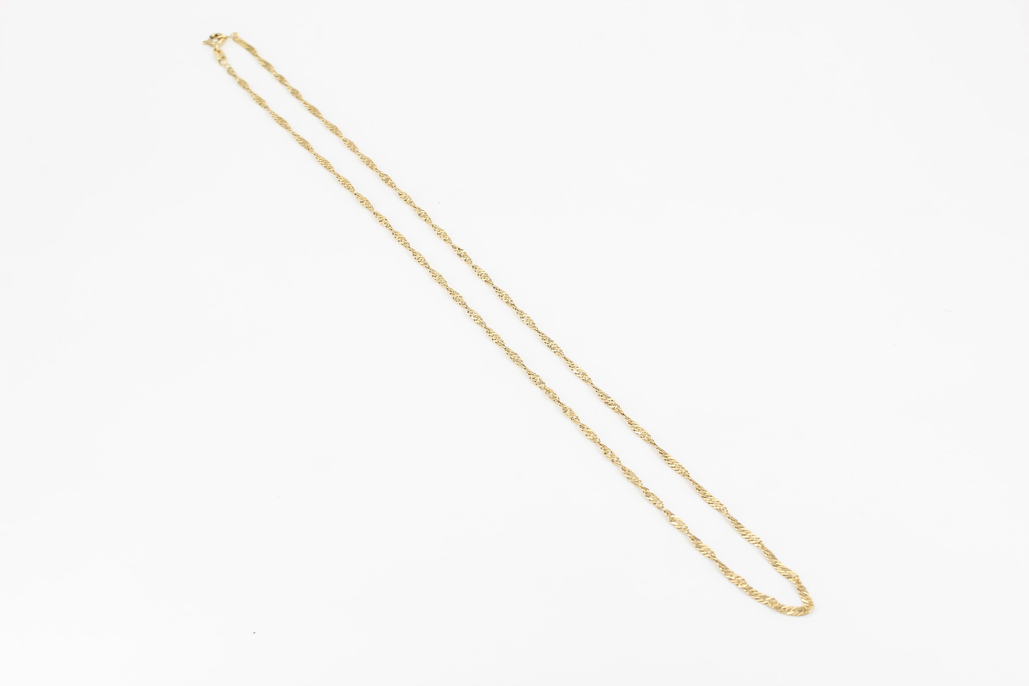 Cadena singapur de oro 18K — vista alternativa