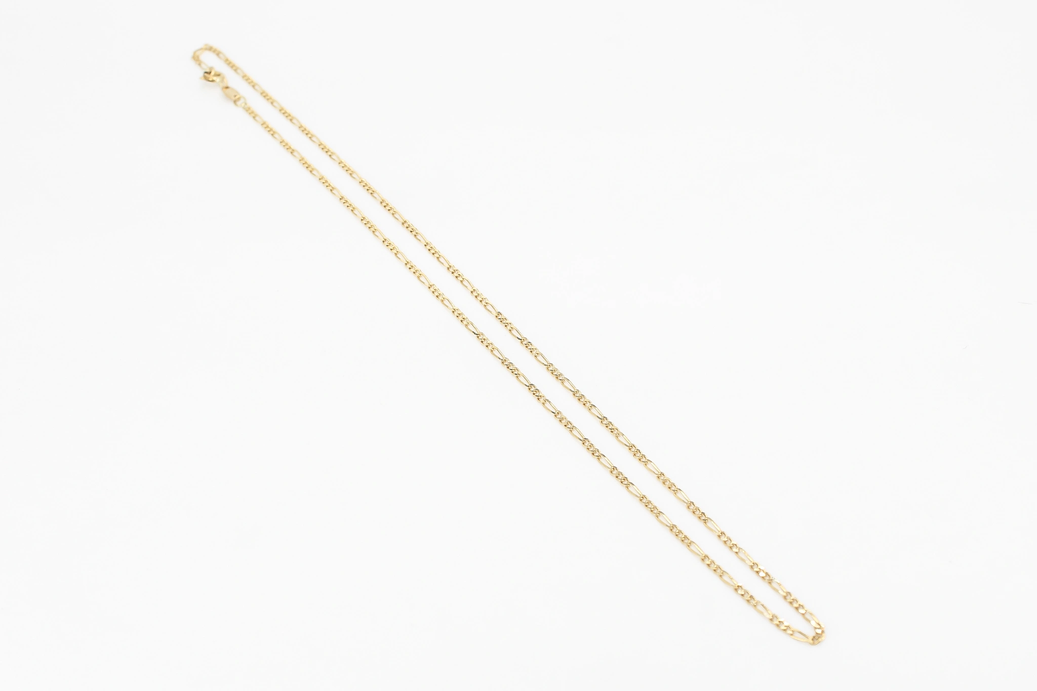 Cadena Figaro de oro 18K — foto 3