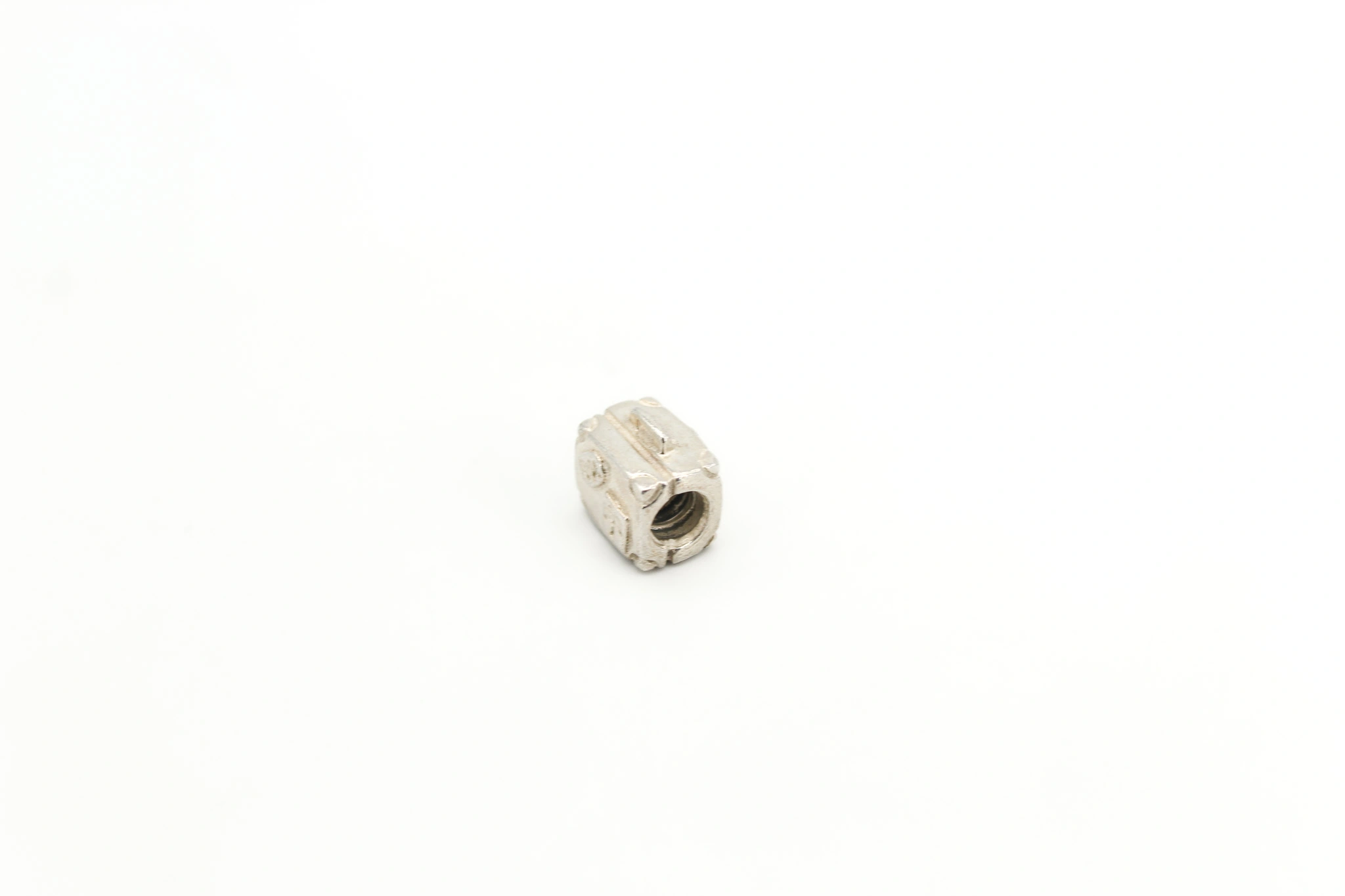 Charm de plata 925 forma de maleta vintage