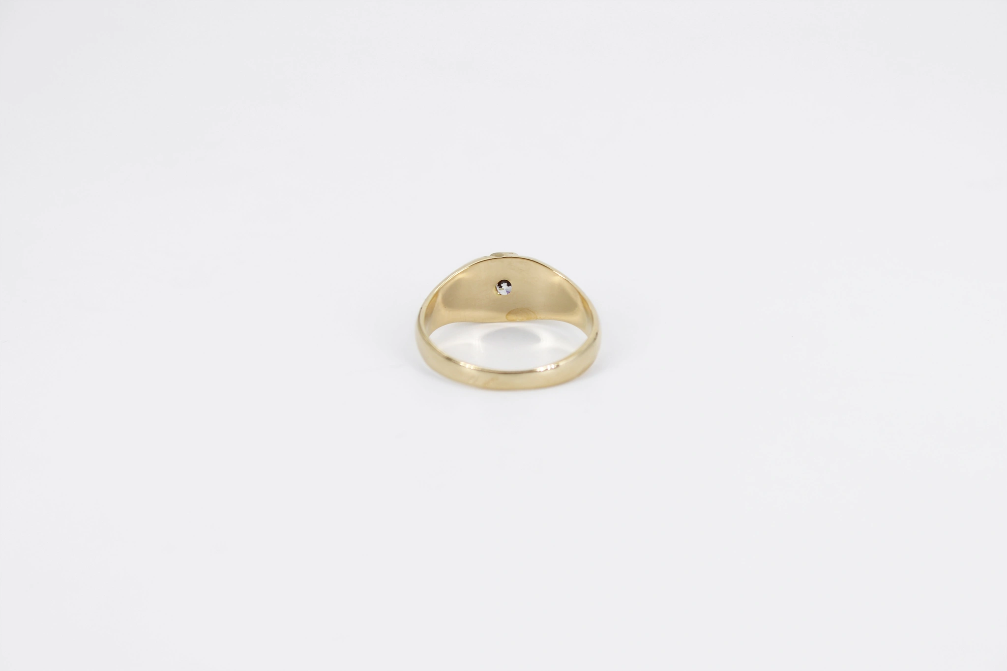 Anillo de oro 18K con circonita — vista alternativa