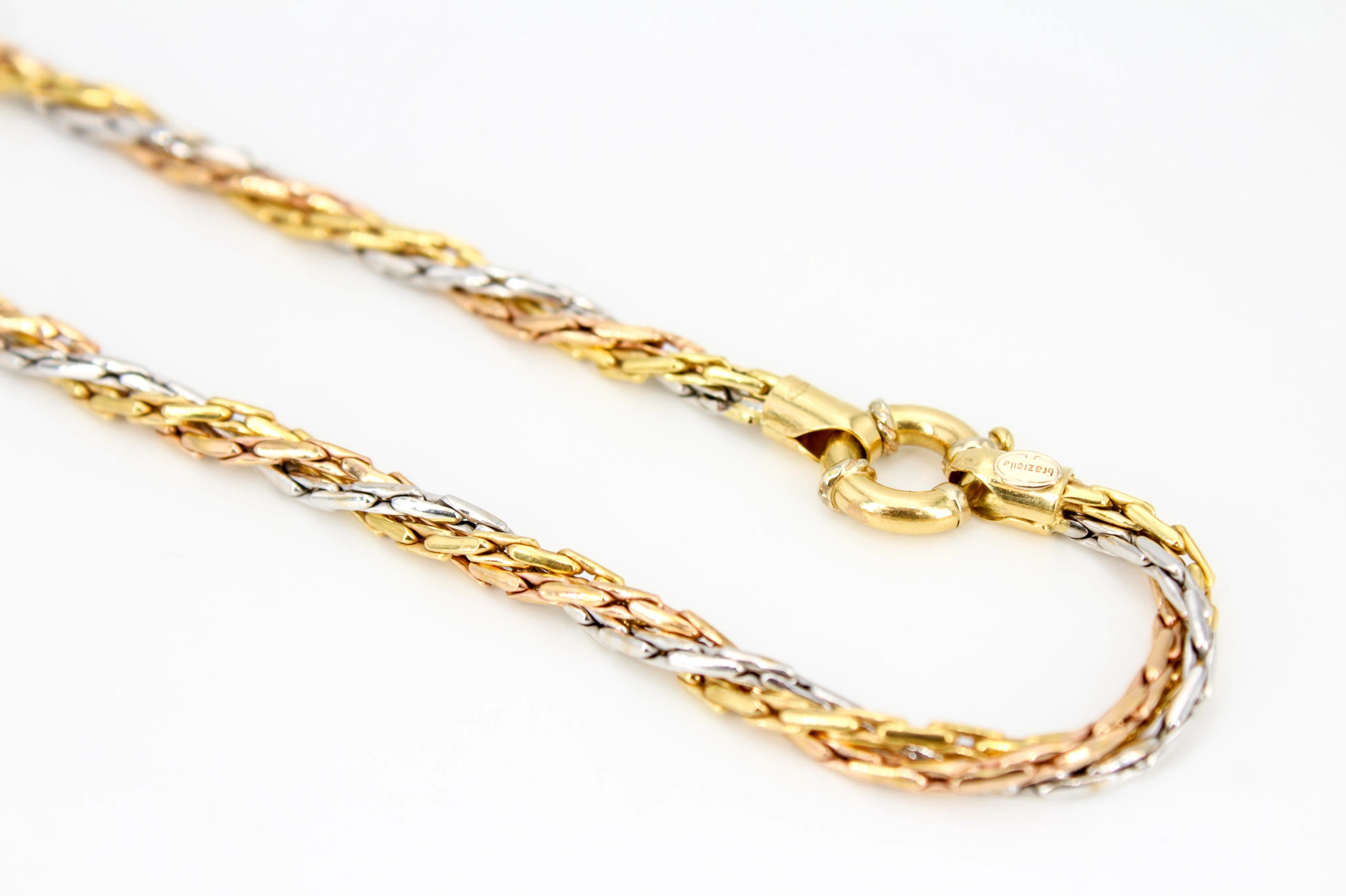 Gargantilla de oro combinado 18K — vista alternativa