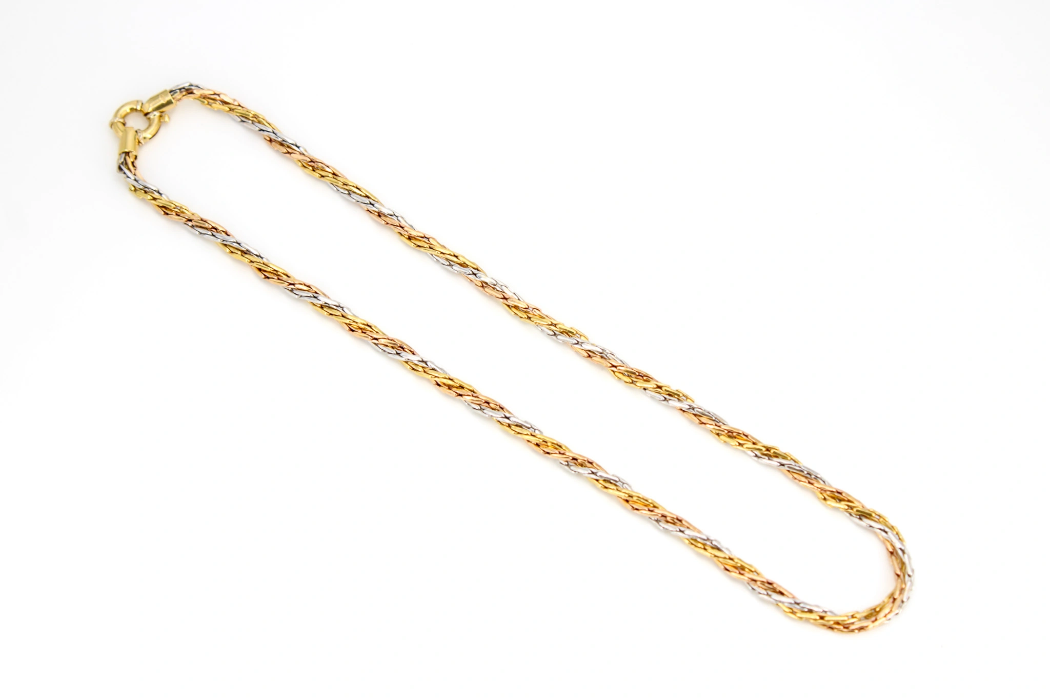 Gargantilla de oro combinado 18K — foto 3