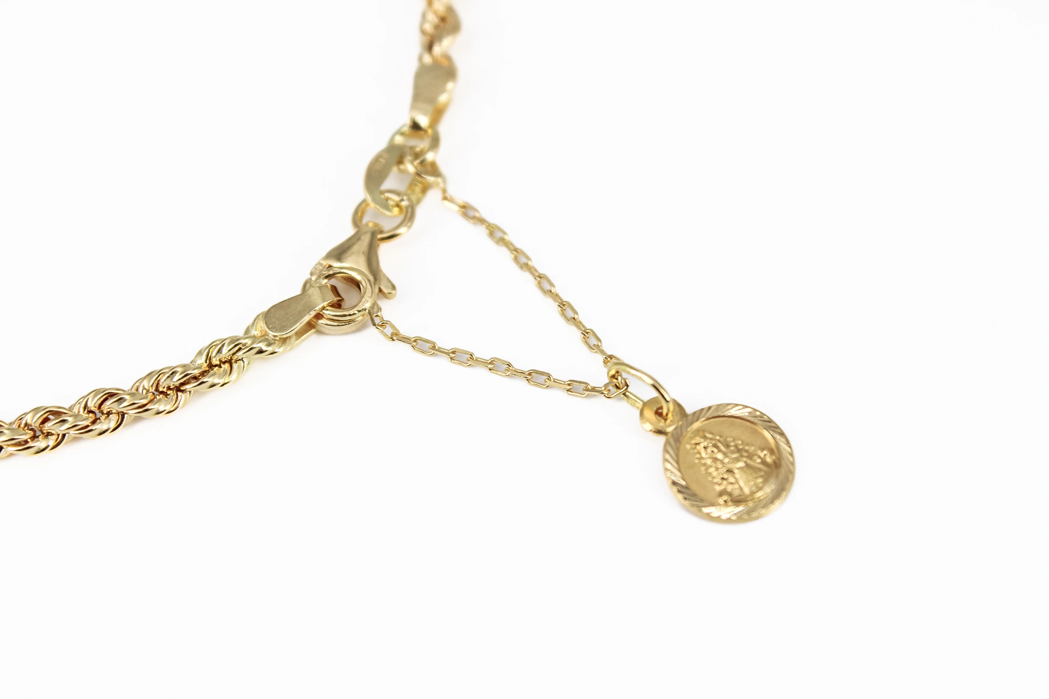 Pulsera salomónica de oro 18K — foto 2