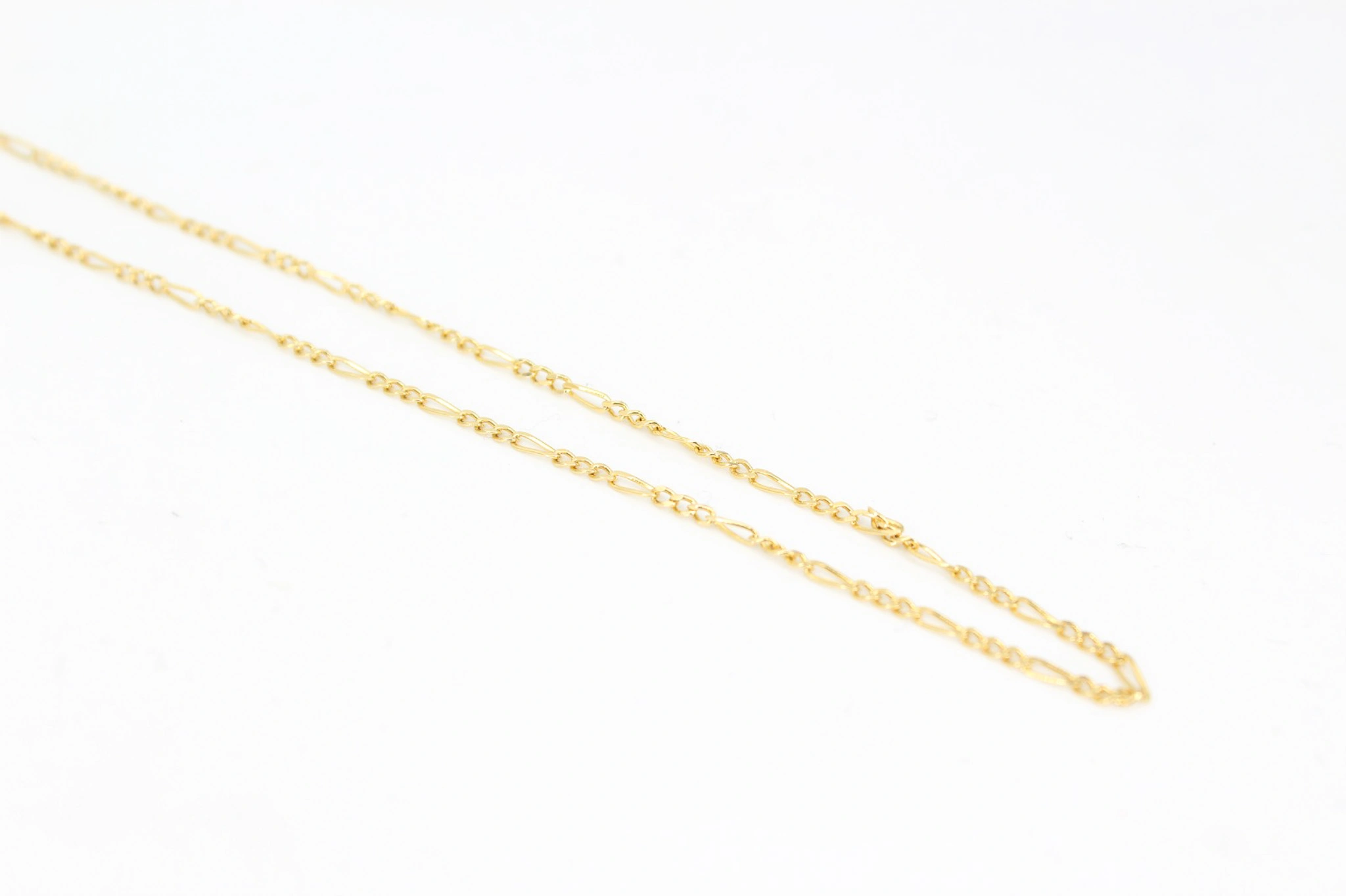 Cadena de oro alternada 18K — foto 2