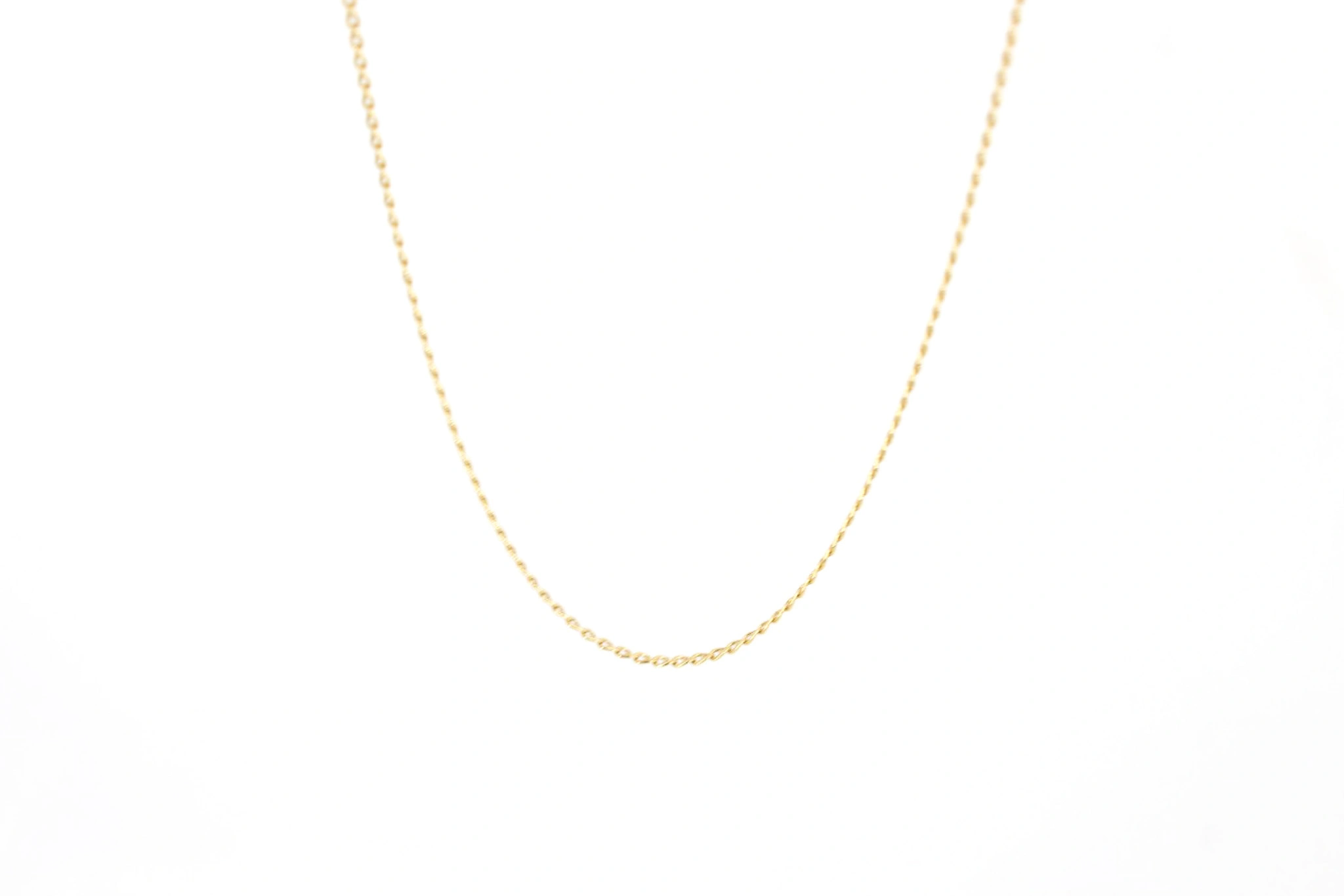 Cadena de oro 18K eslabón roló 49cm — foto 3