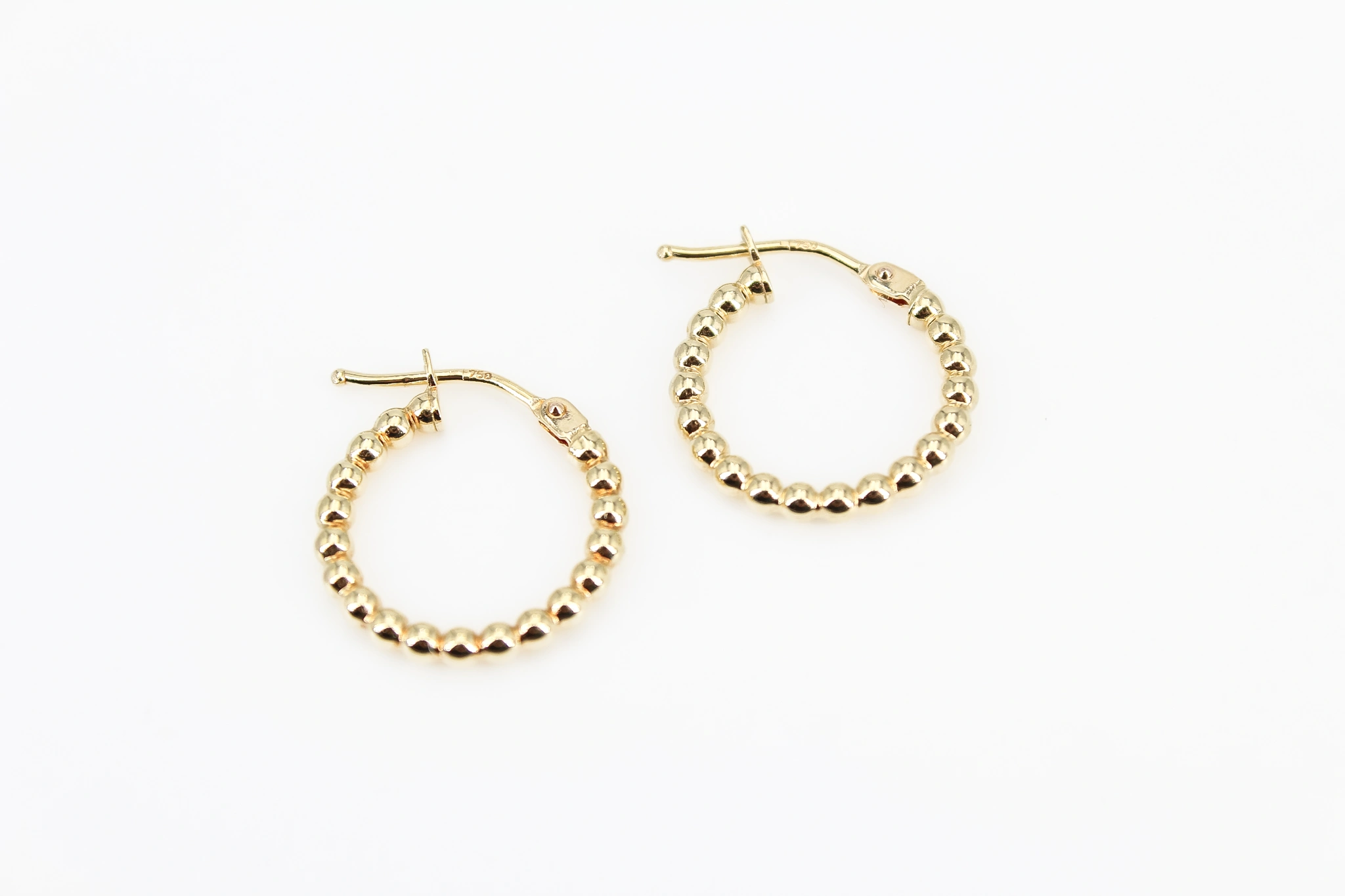 Pendientes aro de oro 18K