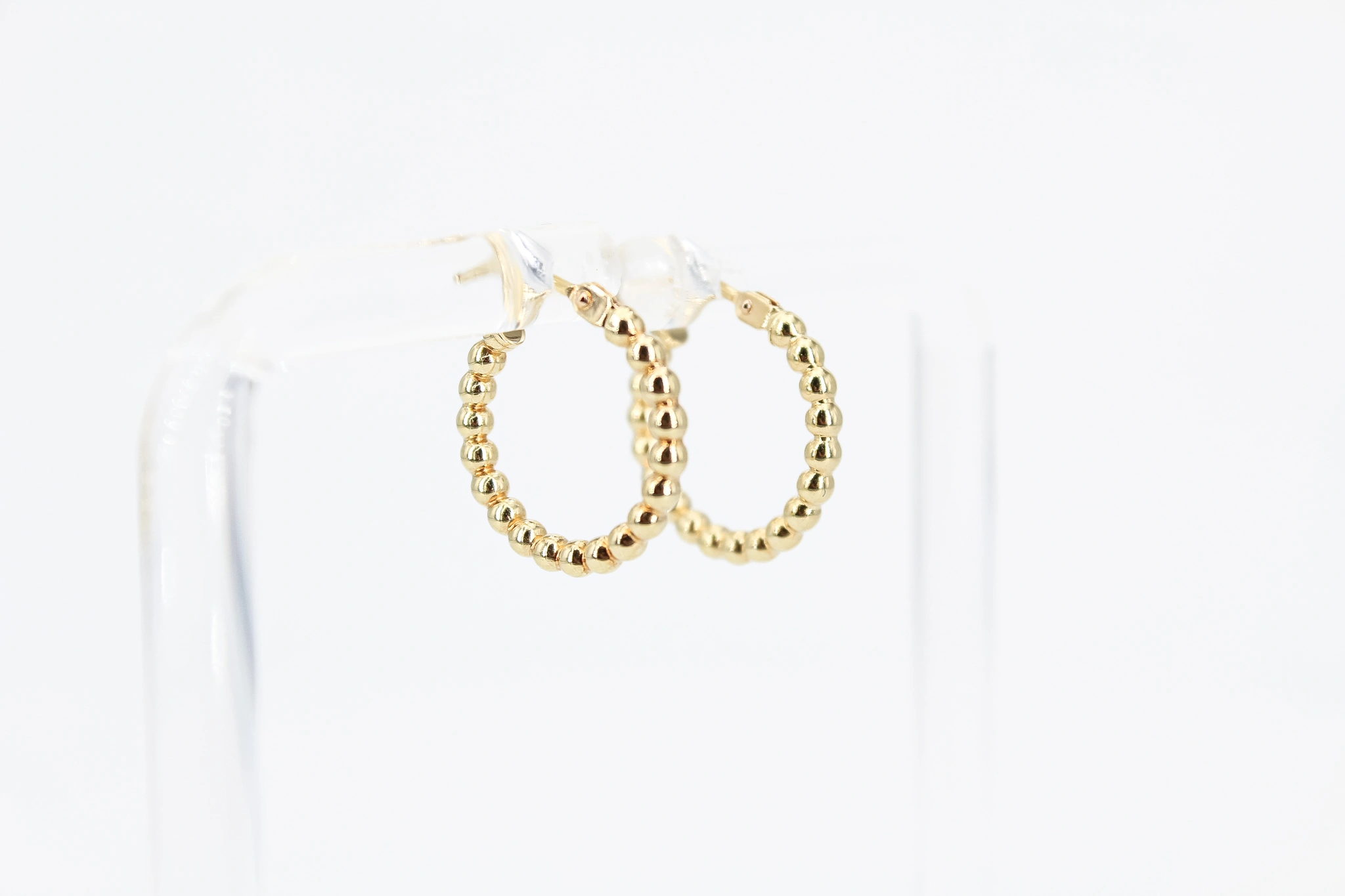Pendientes aro de oro 18K — foto 3