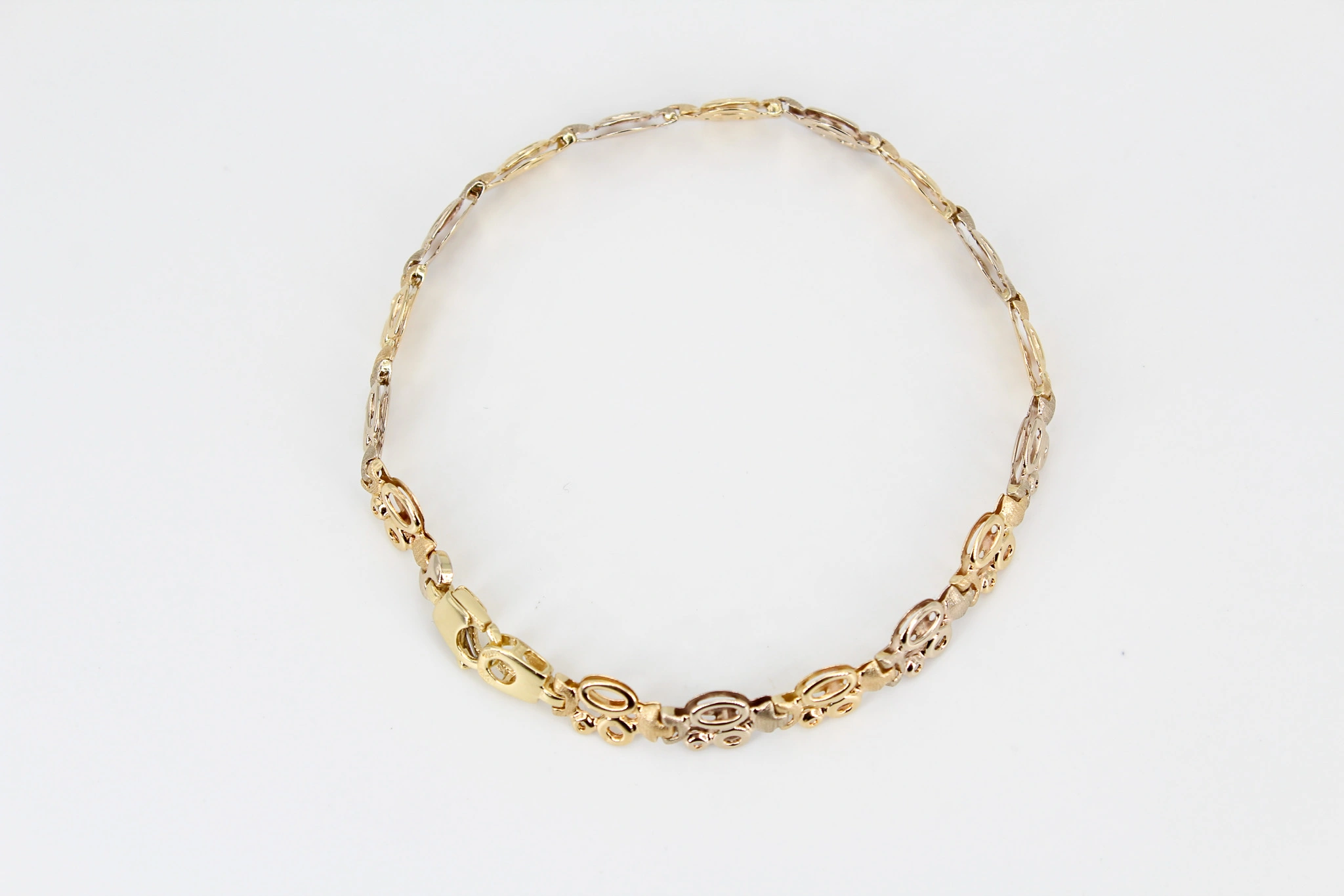 Pulsera de oro combinado 18K — vista alternativa