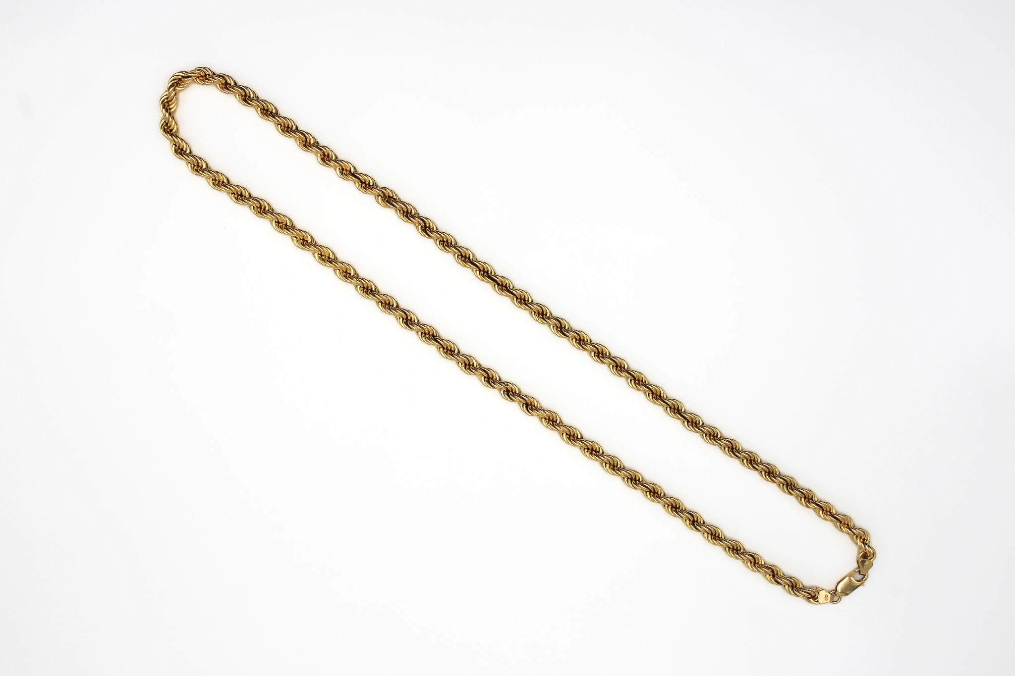 Cadena salomónica de oro 18K — foto 3