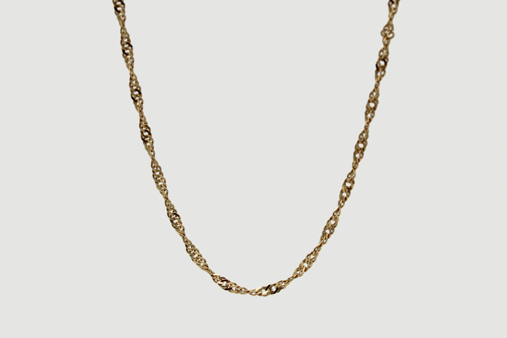 Collar Singapur oro 18k 2x460mm