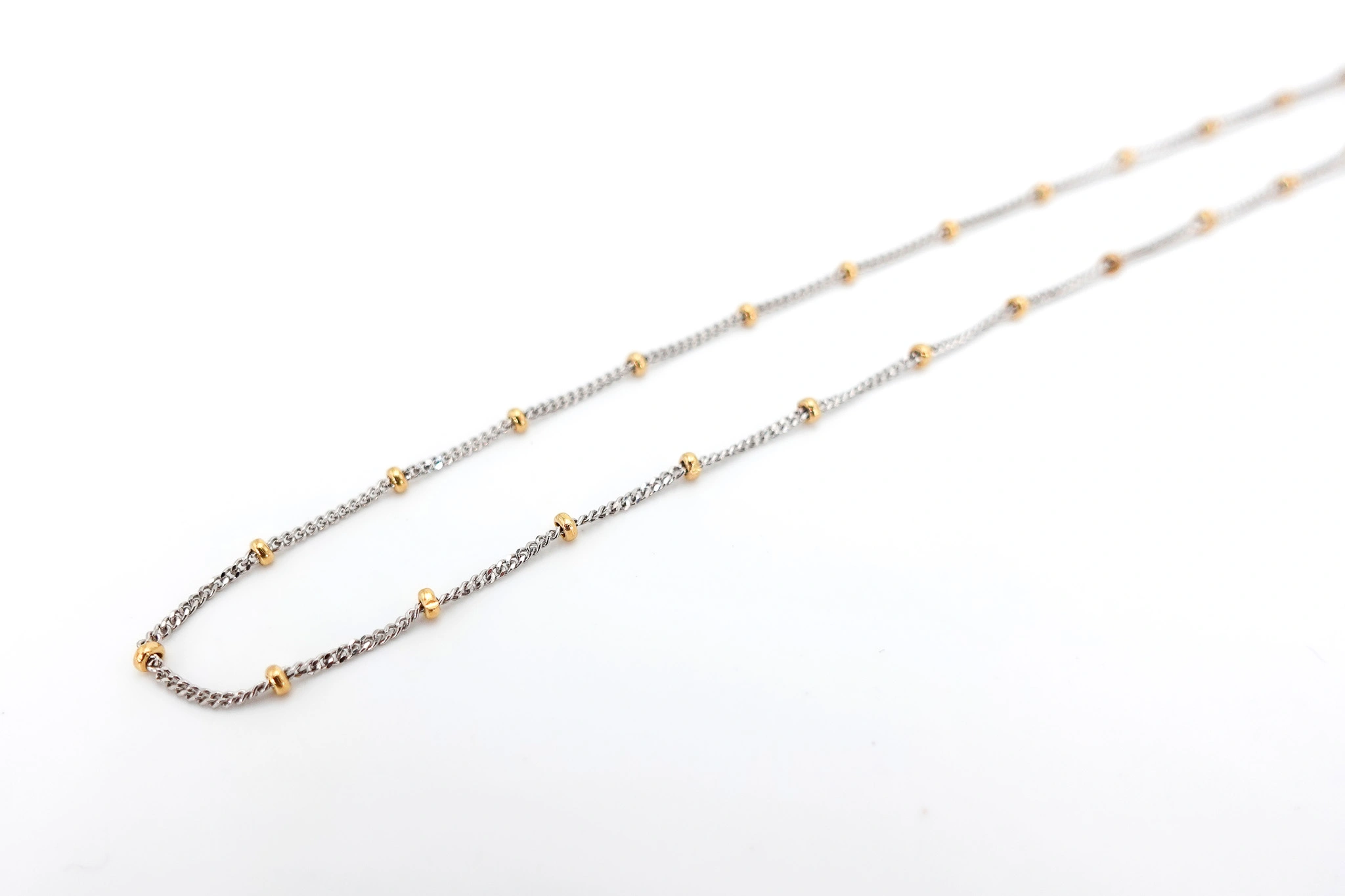 Cadena de oro combinado 18K — foto 2