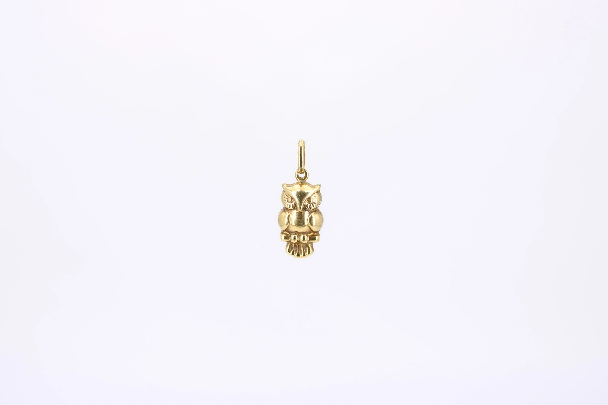 Colgante forma de búho de oro 18K — foto 1