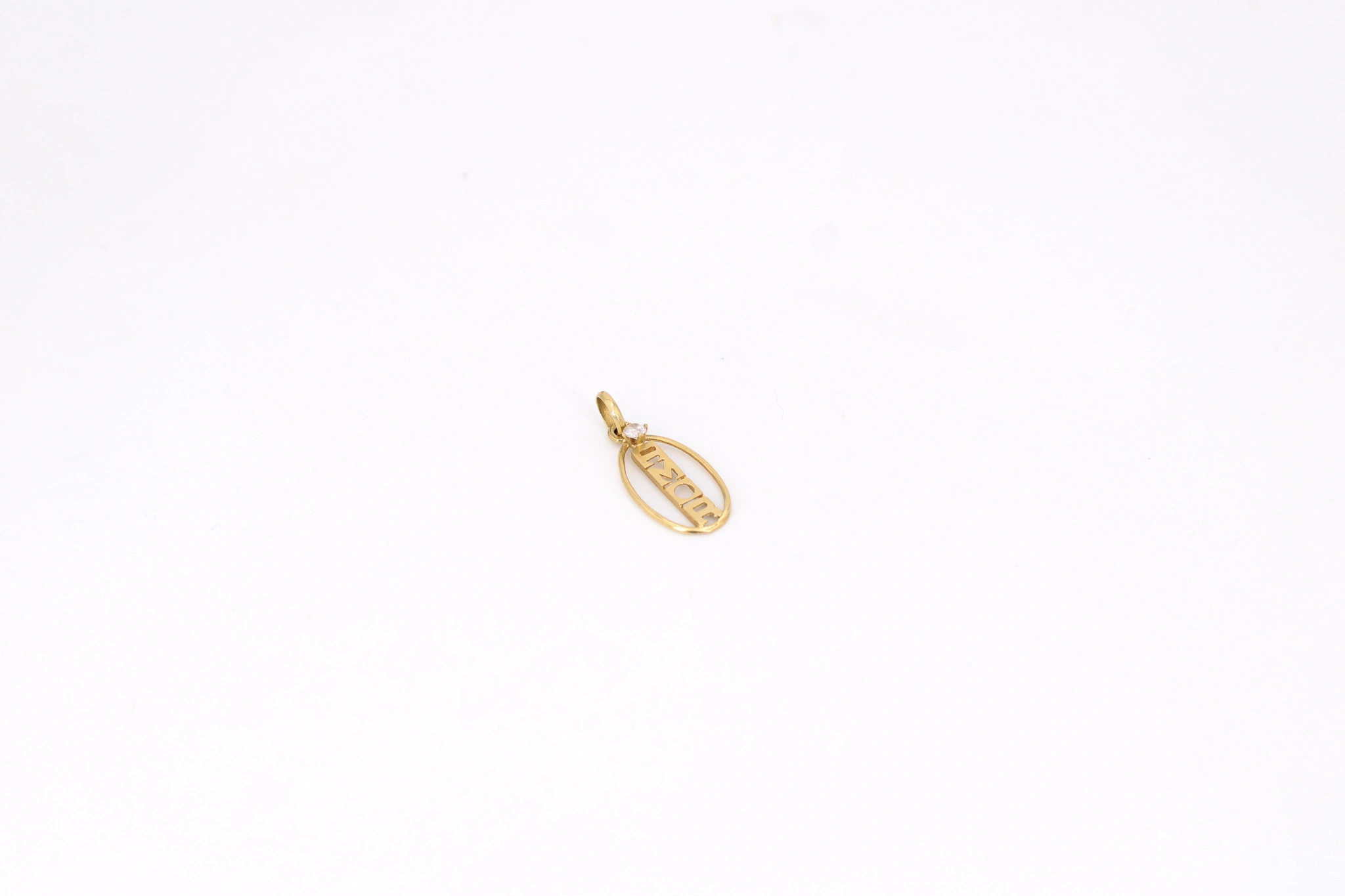 Colgante de oro 18K con circonita — foto 2