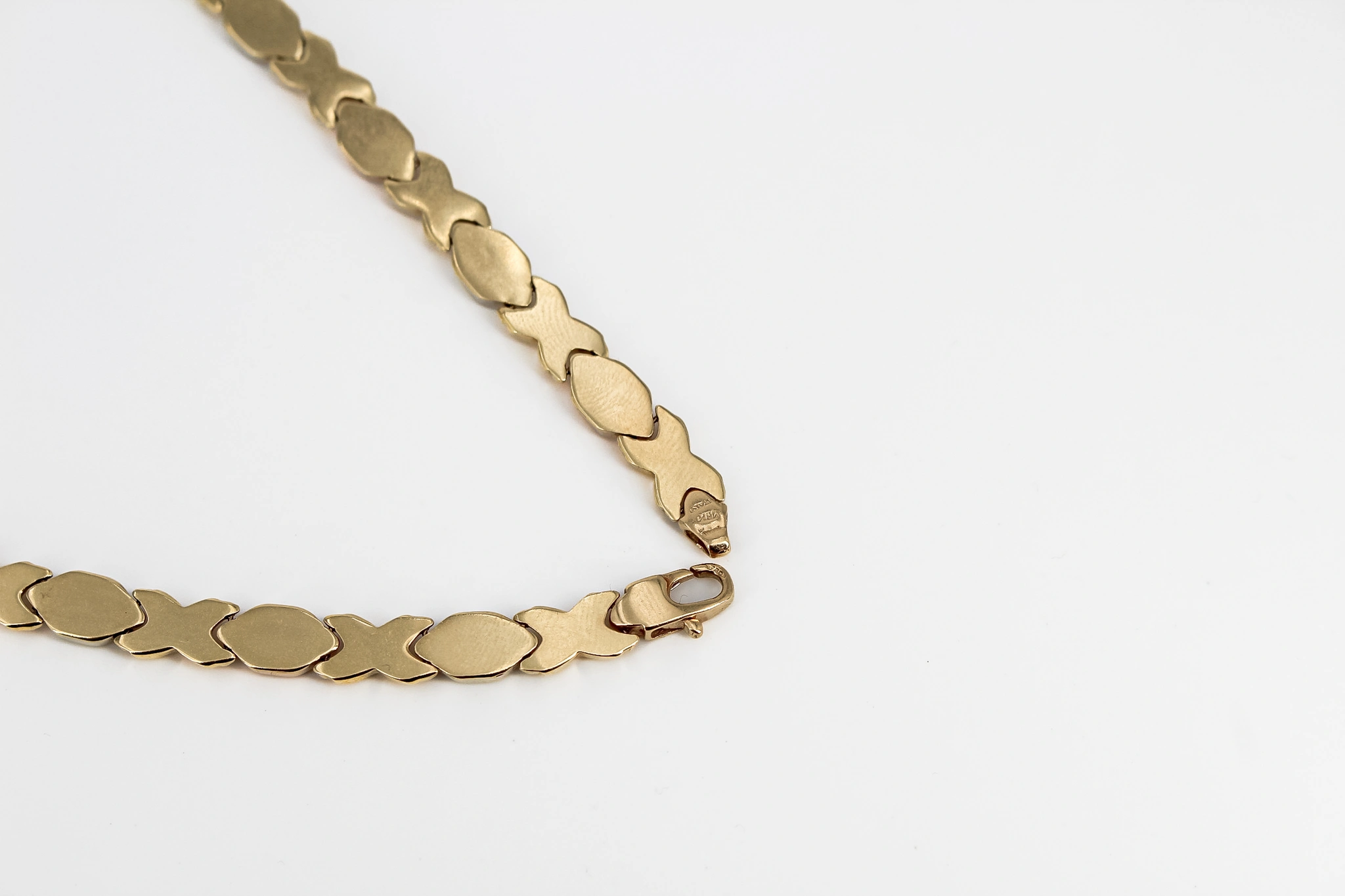 Cadena de oro combinado 18K — vista alternativa