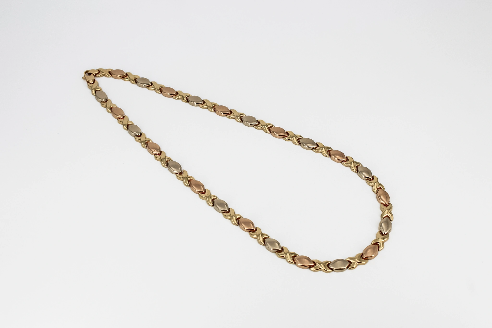 Cadena de oro combinado 18K — foto 3