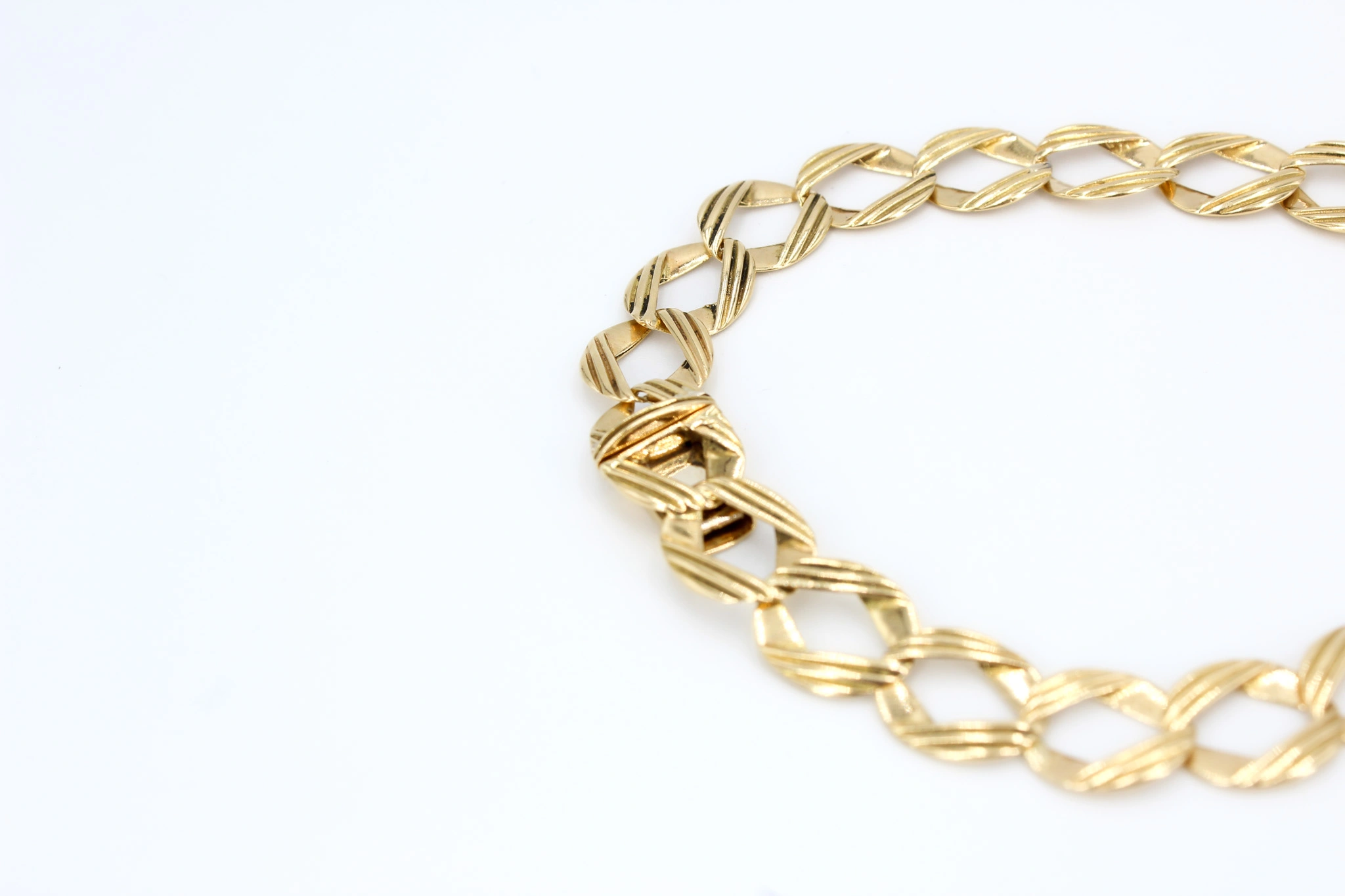 Pulsera de eslabones oro 18K — vista alternativa